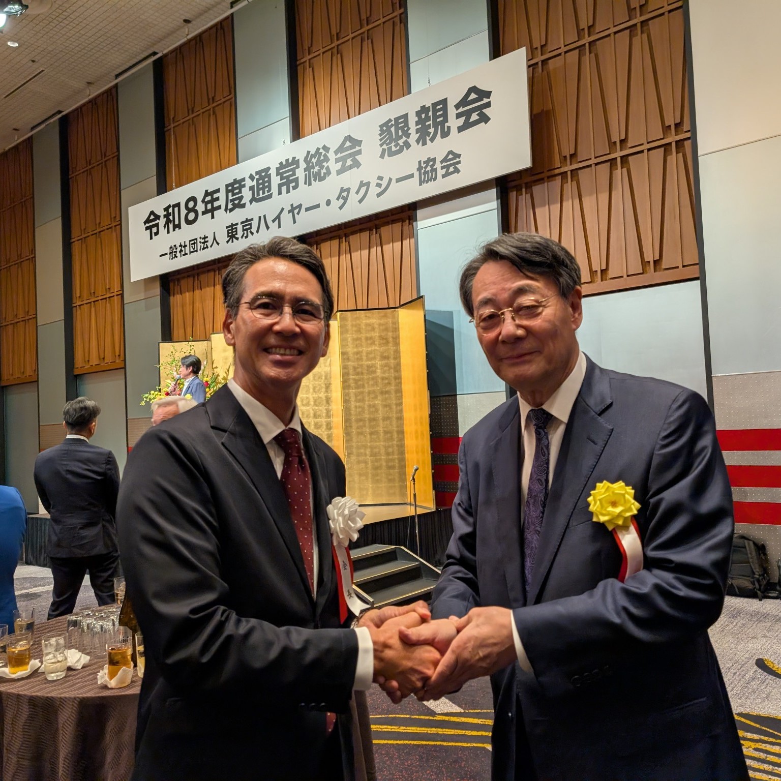 東京ハイヤー・タクシー協会の懇親会出席 | 海江田 万里